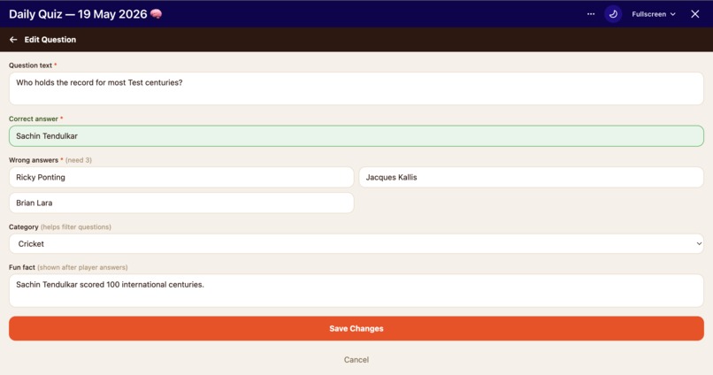 QuizMaster — Daily Community Quiz – screenshot 6