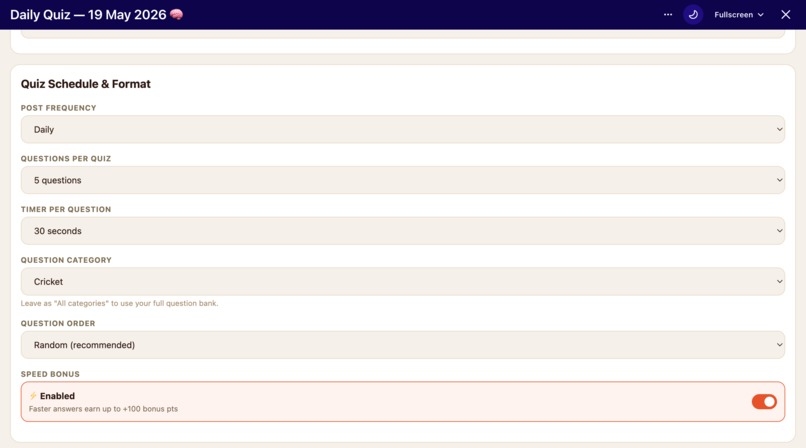 QuizMaster — Daily Community Quiz – screenshot 8