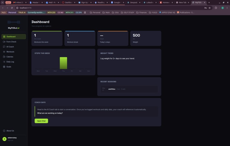 MyFitBud.ai – screenshot 1