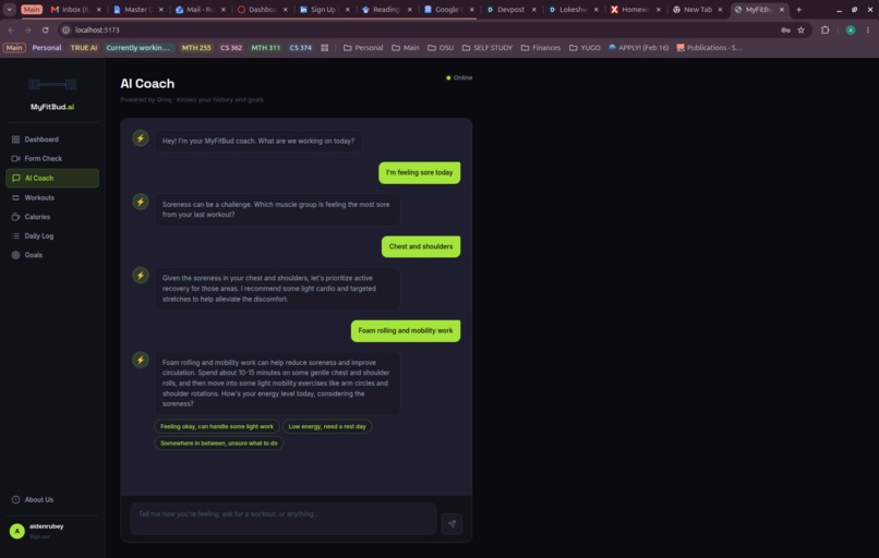 MyFitBud.ai – screenshot 3