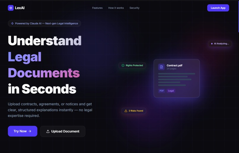 AI Legal Document Advisor – screenshot 1