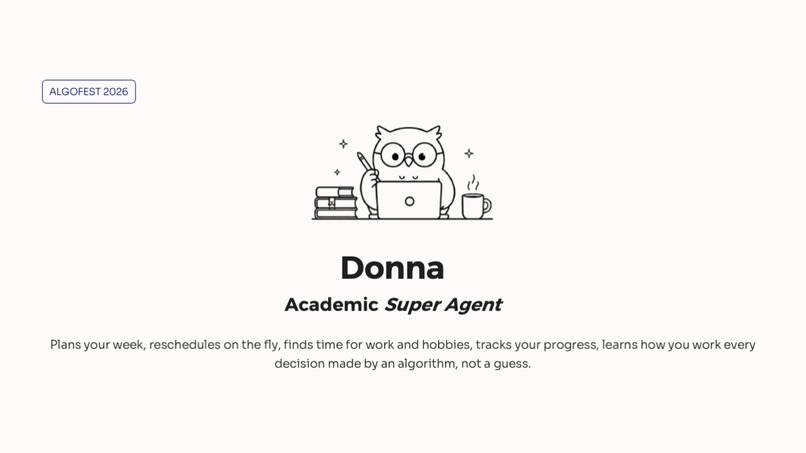Donna | Academic Super Agent  – screenshot 2