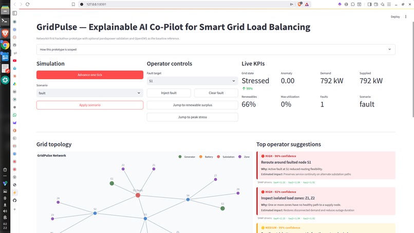 GridPulse – screenshot 1
