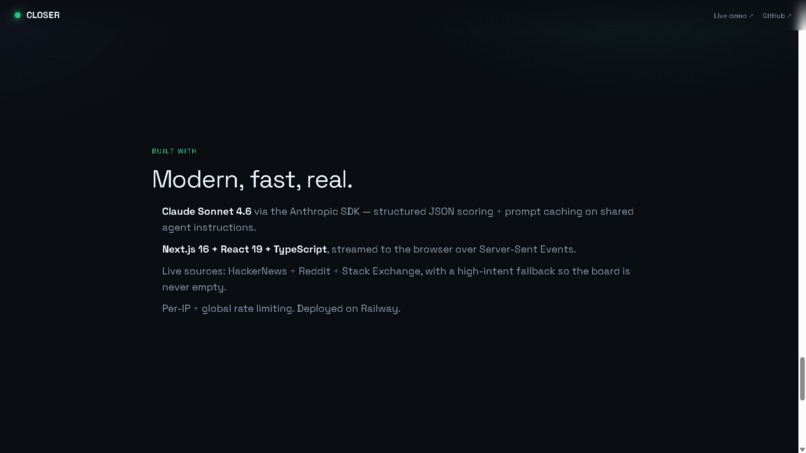 CLOSER — Autonomous Revenue Agents – screenshot 12