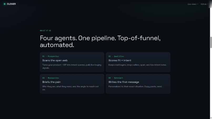 CLOSER — Autonomous Revenue Agents – screenshot 8