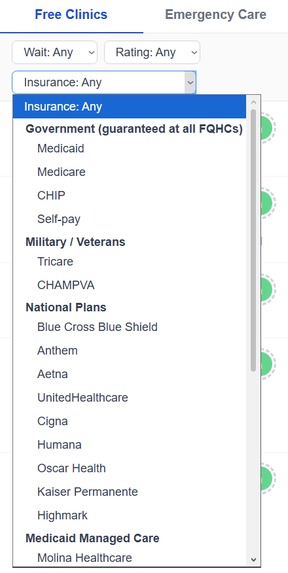 ClinicFinder – screenshot 3