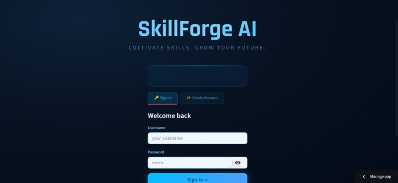 SkillForge AI – screenshot 2