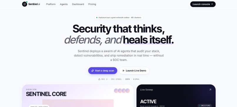 Sentinel.ai – screenshot 1