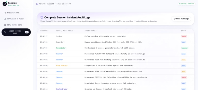 Sentinel.ai – screenshot 2