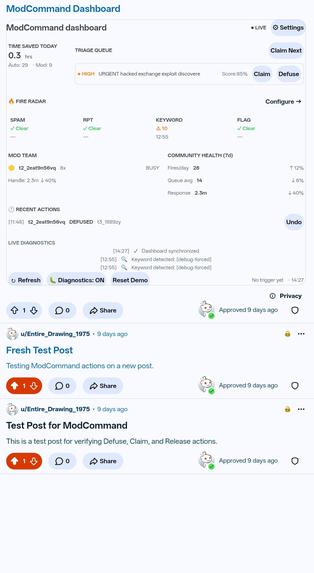 ModCommand - Realtime Moderation Command Center – screenshot 5
