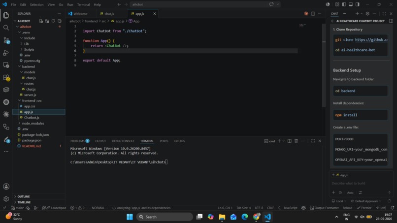 AI healthcare bot – screenshot 3