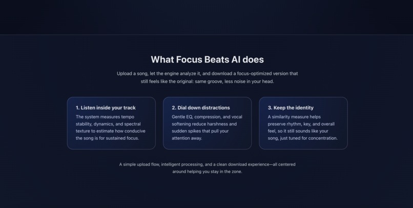 FocusBeats AI – screenshot 1