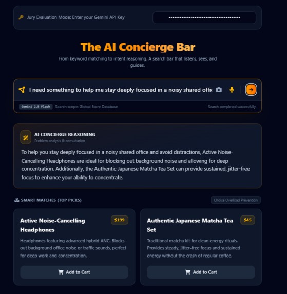 The AI Concierge Bar – screenshot 2