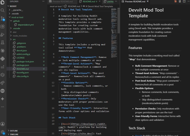 Mod AI Tool – screenshot 1