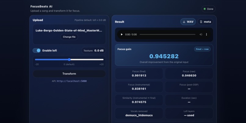 FocusBeats AI – screenshot 5