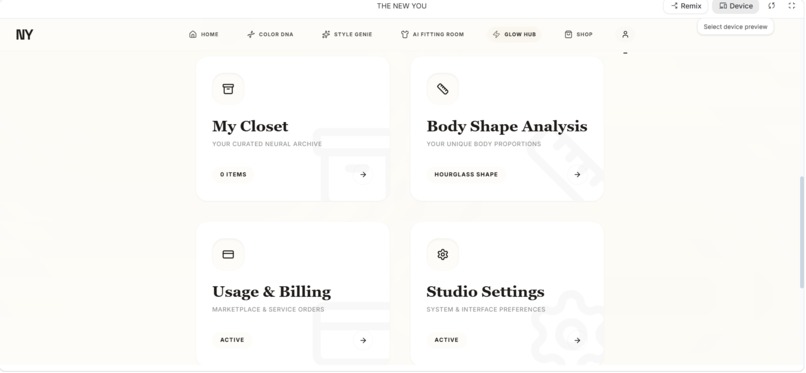 THE NEW YOU – screenshot 5
