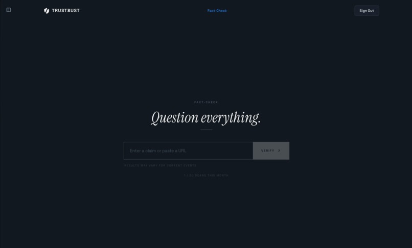 TrustBust – screenshot 1
