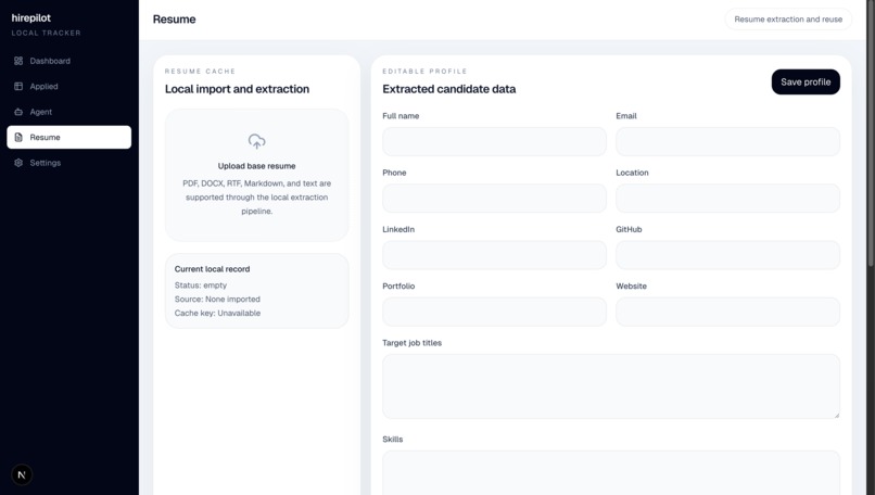 HirePilot – screenshot 2