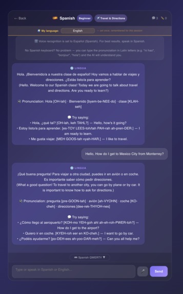 Lingua - AI Powered Language Translator & Tutor – screenshot 4