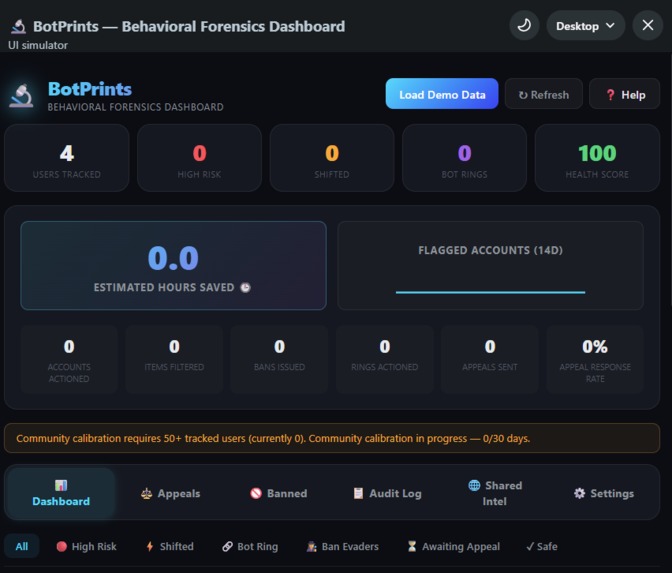 BotPrints – screenshot 1