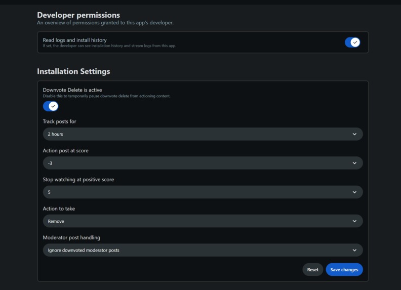 Downvote Delete – screenshot 2