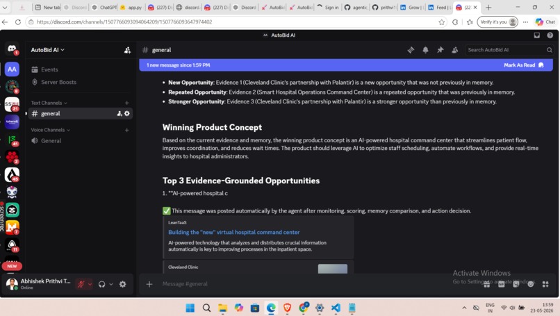 Continuous-Action Memory-Augmented Web Intelligence Agent – screenshot 1