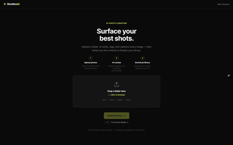 Shotline AI – screenshot 1