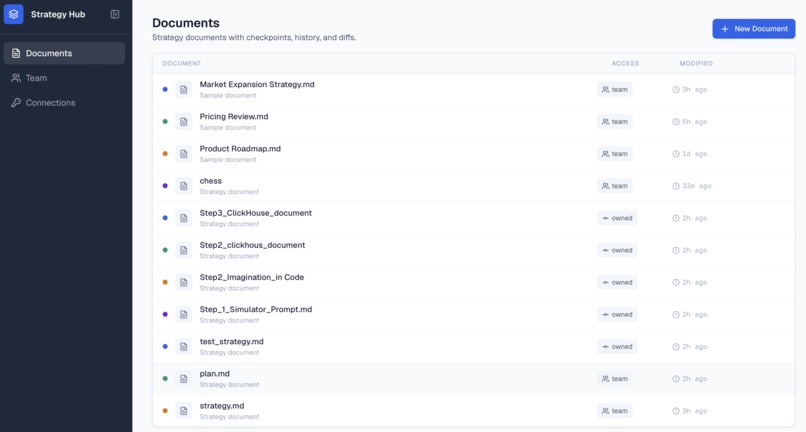 Strategy Hub – screenshot 1