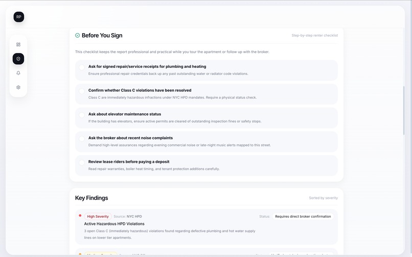 RentProof – screenshot 2