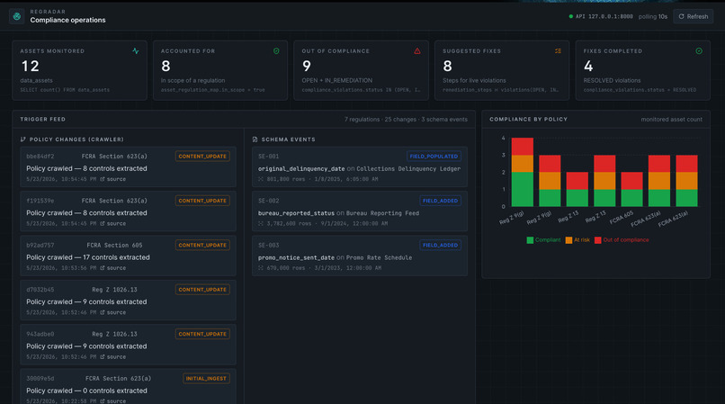 RegRadar – screenshot 1