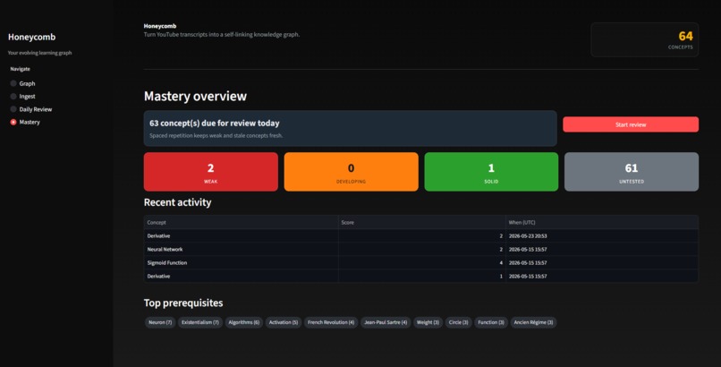 Honeycomb — Your Learning Knowledge Agent – screenshot 3