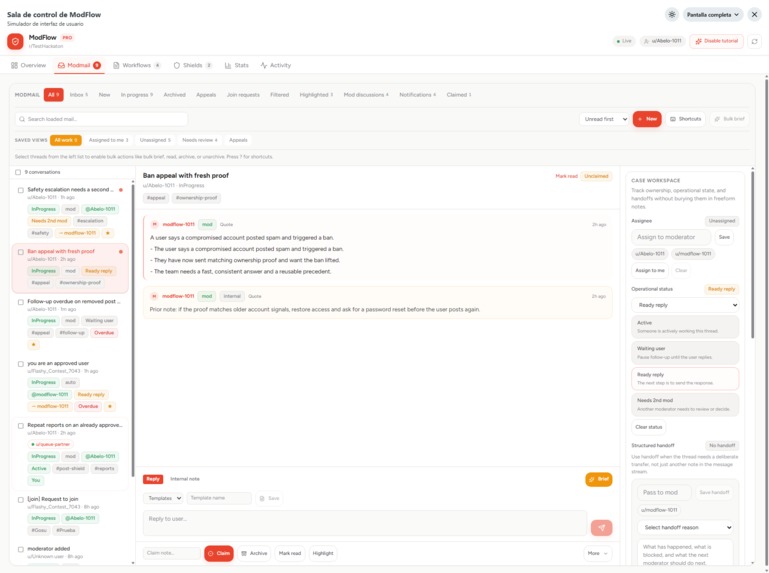 ModFlow – screenshot 1