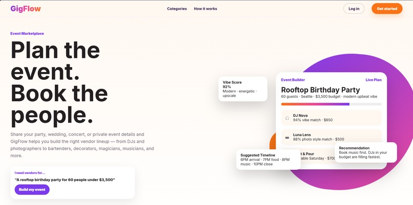 GigFlow – screenshot 1