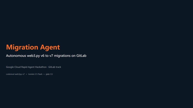 Migration Agent – screenshot 1