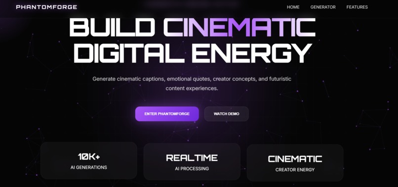 PHANTOMFORGE – screenshot 1