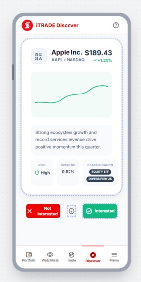 iTrade Discover – screenshot 3