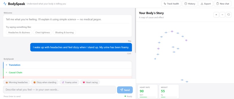BodySpeak – screenshot 1