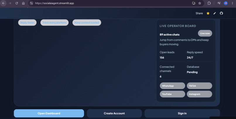 Social Ai Agent – screenshot 2