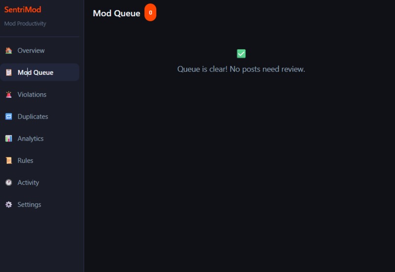 SentriMod – screenshot 2