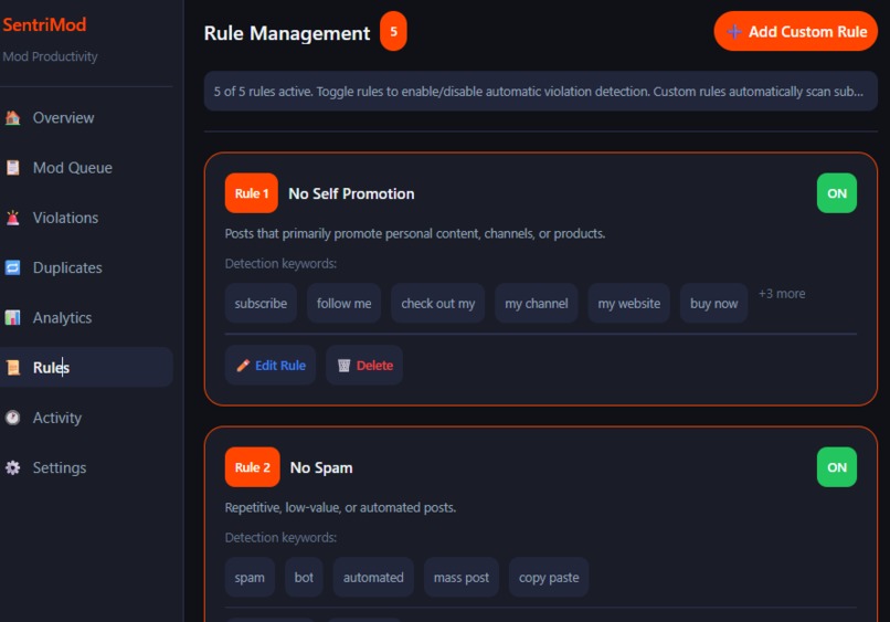 SentriMod – screenshot 6