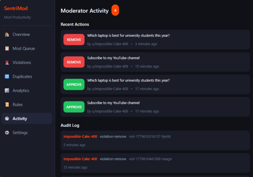 SentriMod – screenshot 8