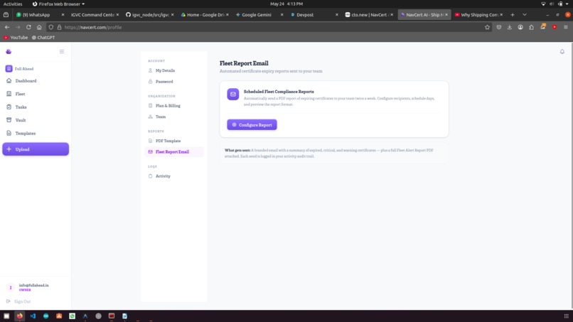 NavCert – screenshot 4