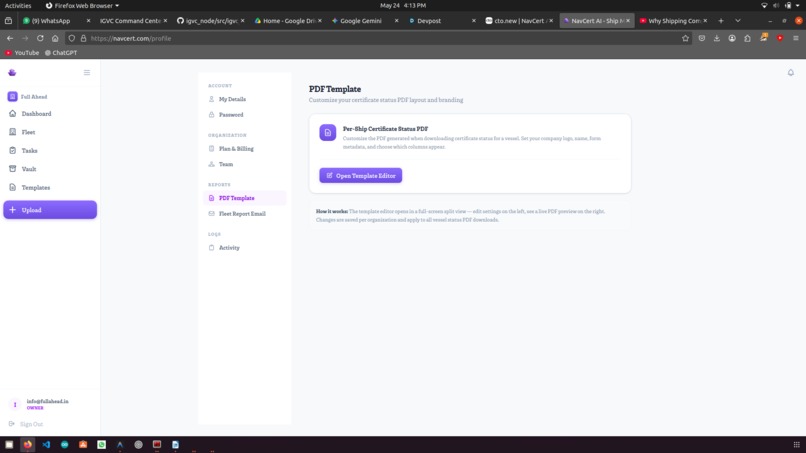 NavCert – screenshot 5
