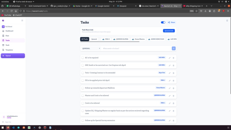 NavCert – screenshot 6