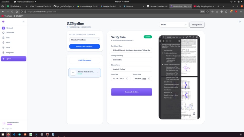NavCert – screenshot 8