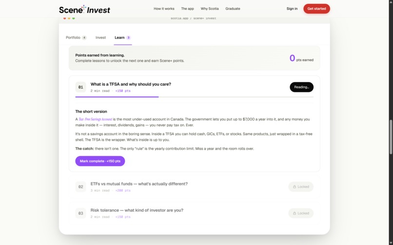 Scene+ Invest – screenshot 4
