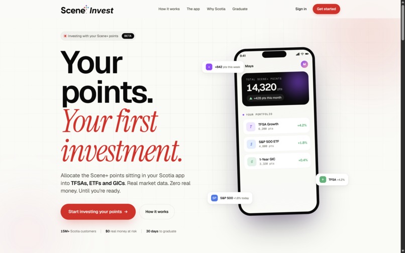 Scene+ Invest – screenshot 1