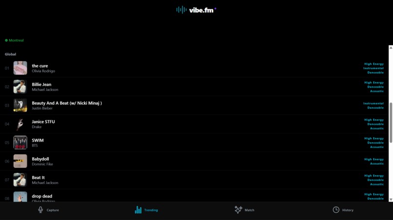 vibefm – screenshot 2
