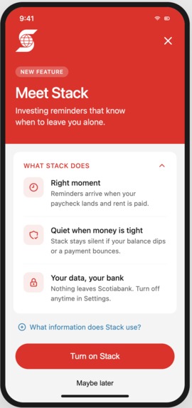 ScotiaSTACK – screenshot 1