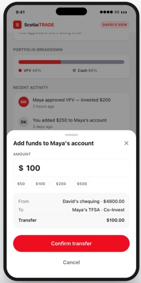 Scotiabank iTRADE Co-Invest – screenshot 4
